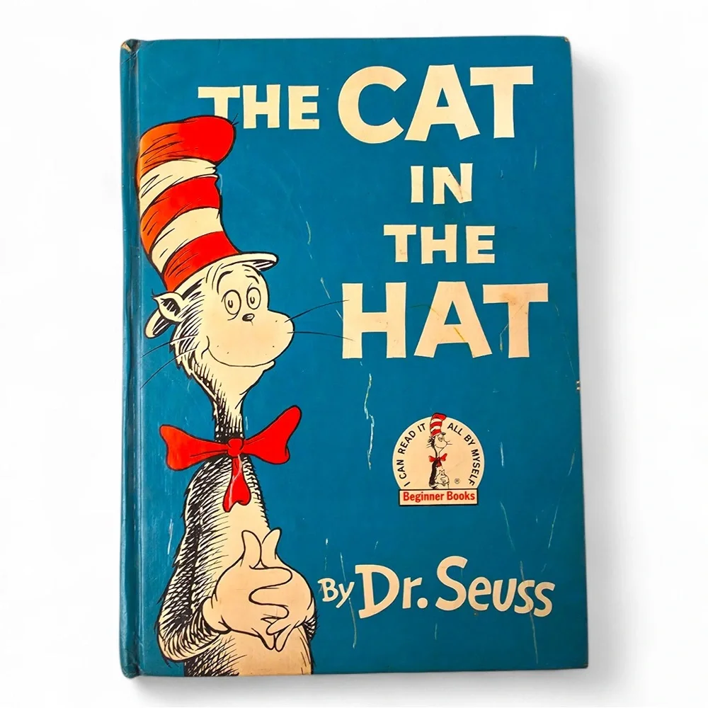 Cat In The Hat By Dr. Seuss Early Printing 1957 Educational Edition Original - Picture 1 of 5